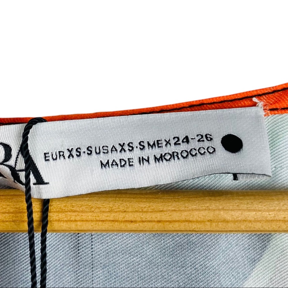 Zara RARE Multicolored Floral Printed Asian Satin Kimono Kaftan Scarf Midi Dress - Picture 12 of 15